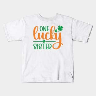 One Lucky Sister Kids T-Shirt